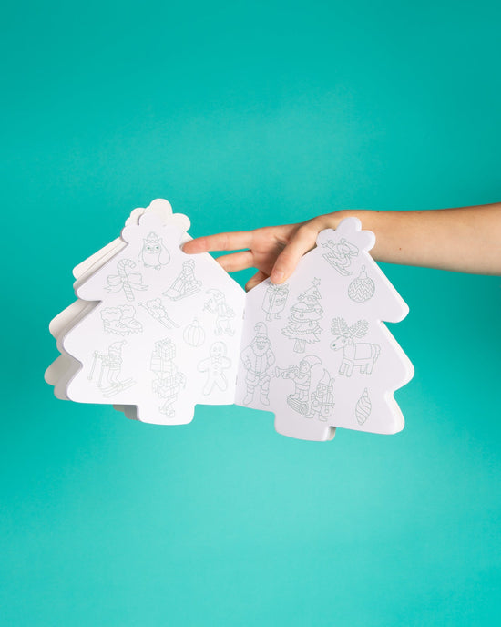 Little omy play sticker shape notebooks - christmas tree