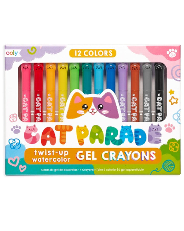 Little ooly play cat parade gel crayons