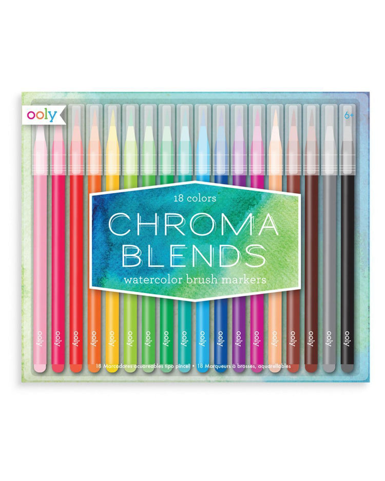 Little ooly play chroma blends watercolor markers