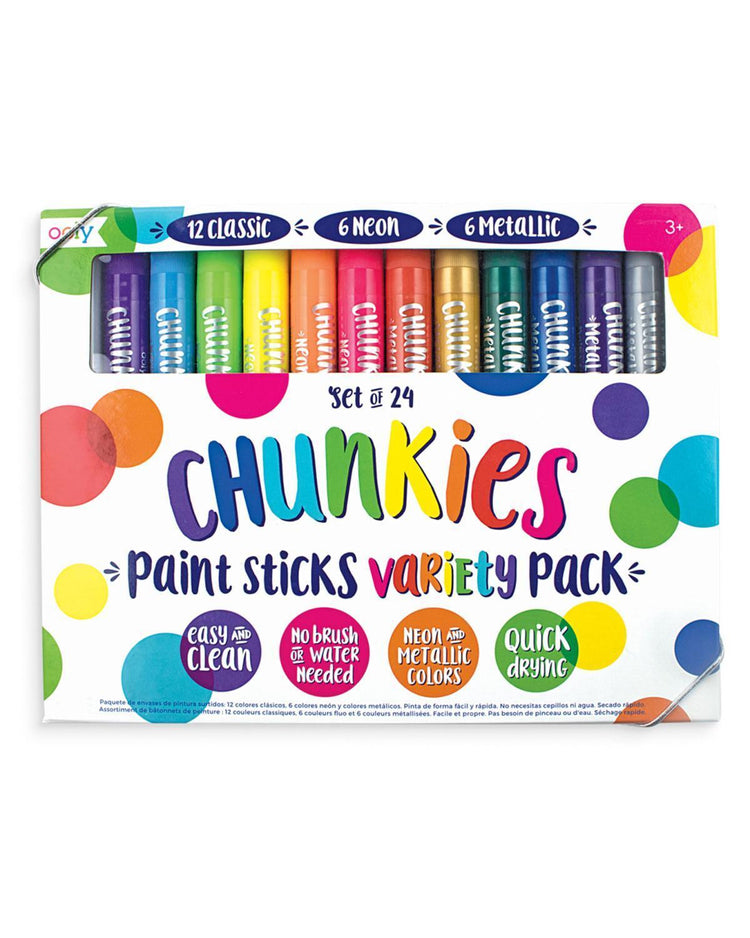 Little ooly play chunkies paint sticks 24 pack