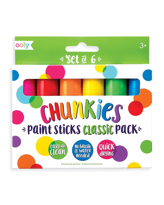 Little ooly play chunkies paint sticks classic pack
