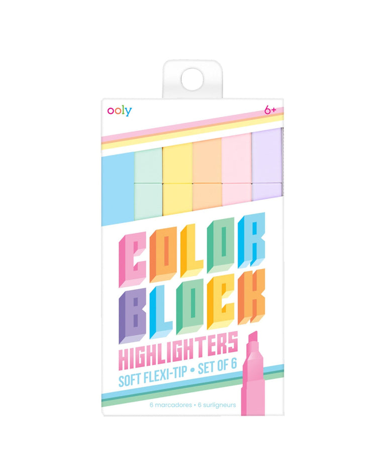 Little ooly play color block highlighters