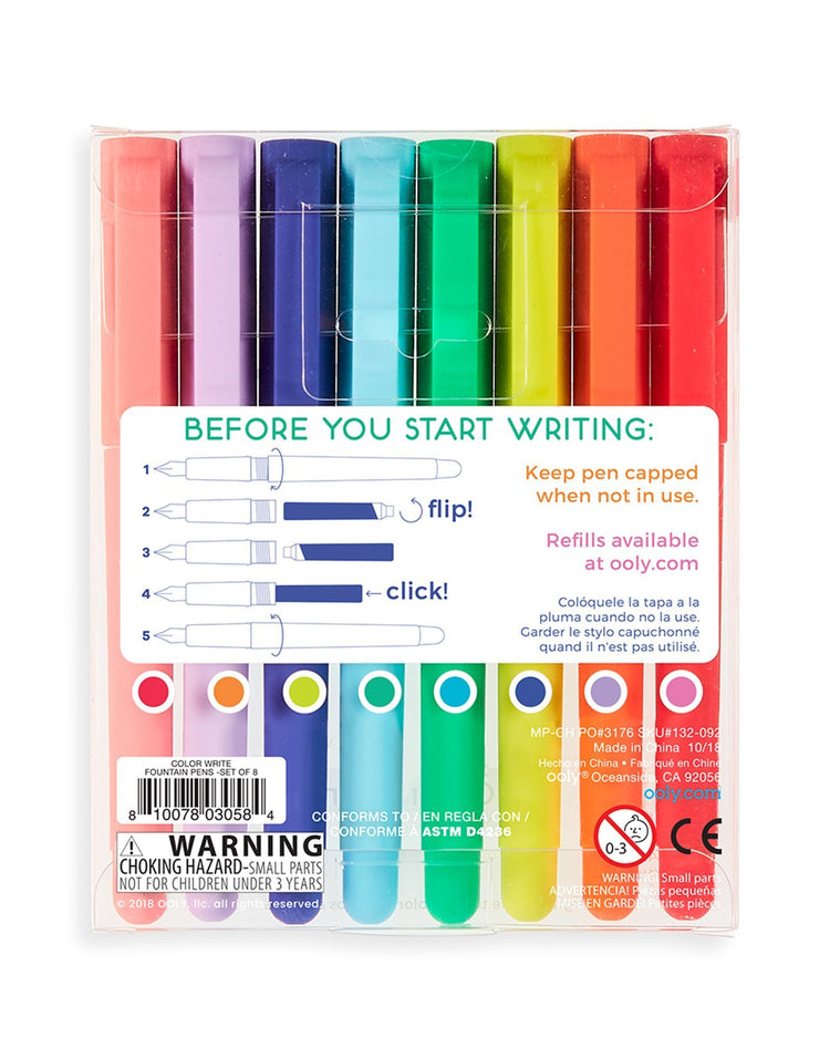 Little ooly play color write fountain pen