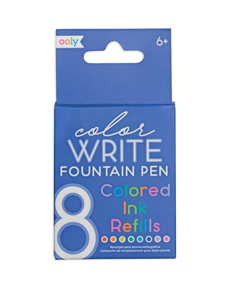 Little ooly play color write fountain pen refill