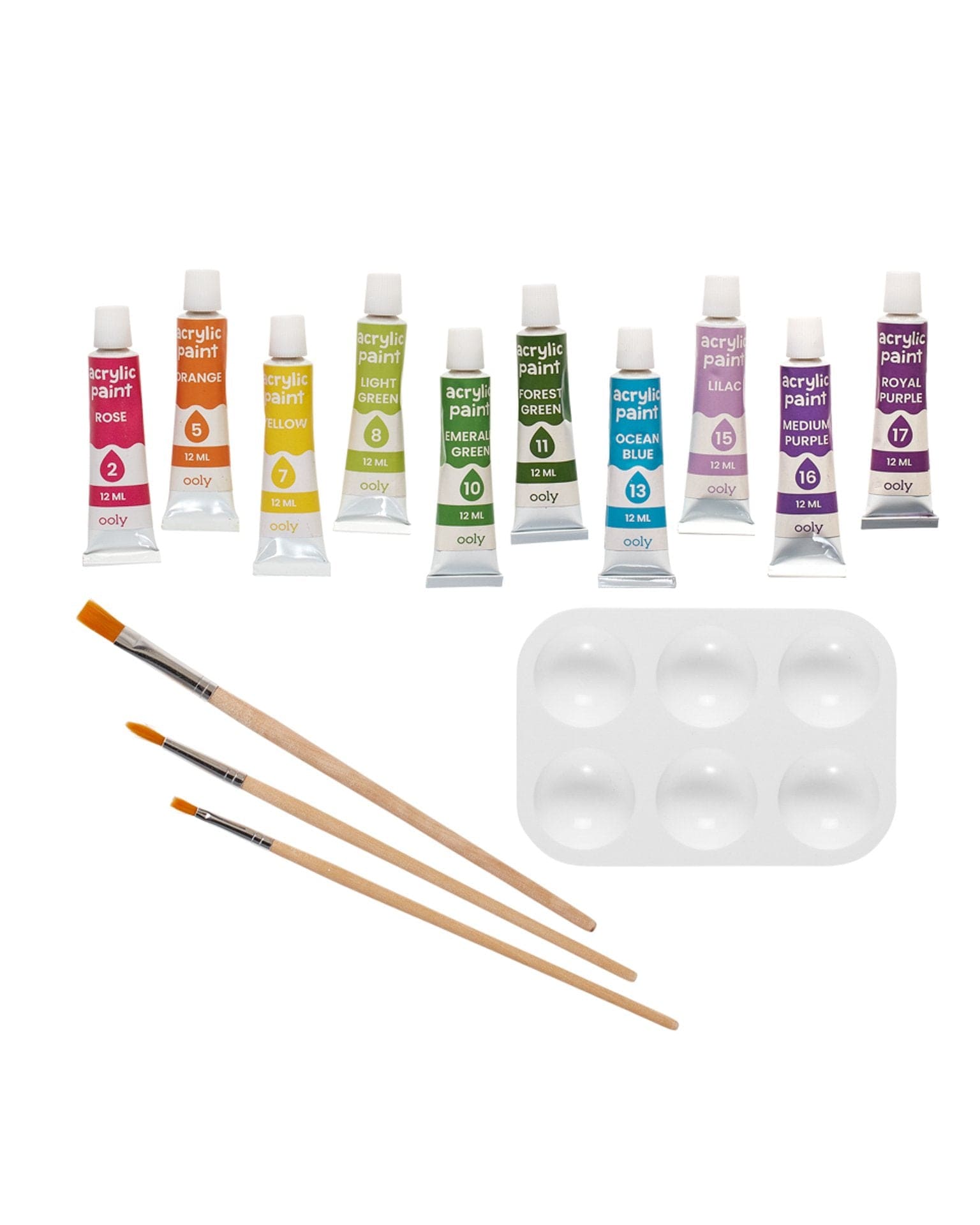 Little ooly play colorific canvas paint by number kit - happy sloth