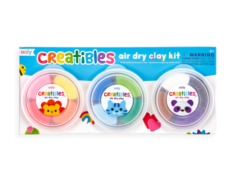 Little ooly play creatibles diy air-dry clay kit