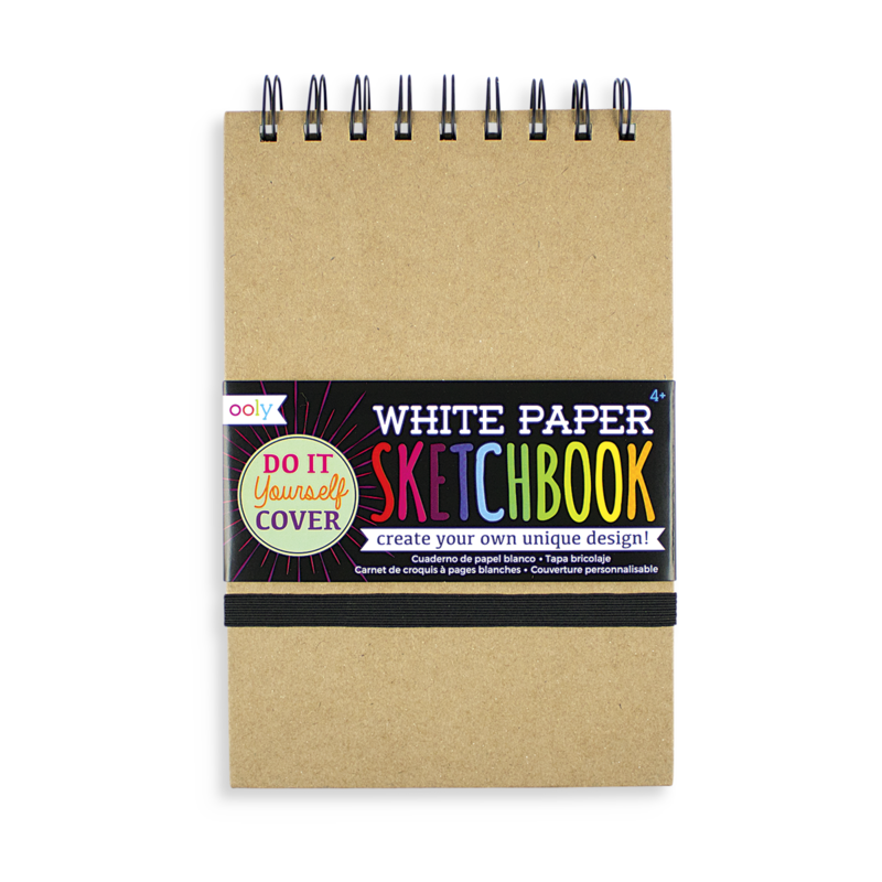 Little ooly play DIY Sketchbook - Small White Paper