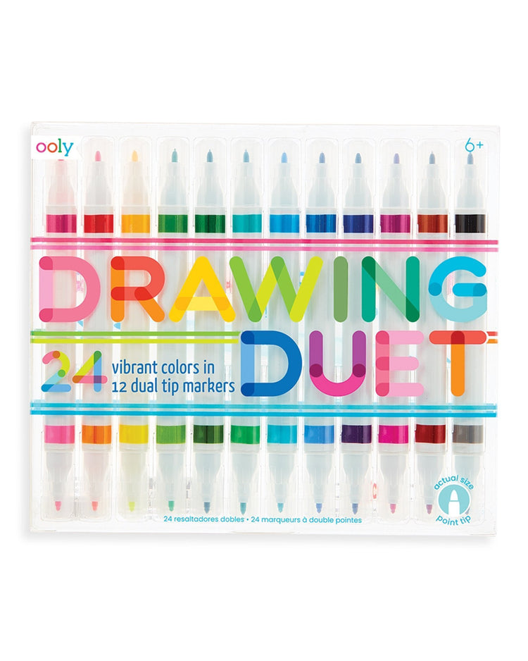 Little ooly play drawing duet double ended markers