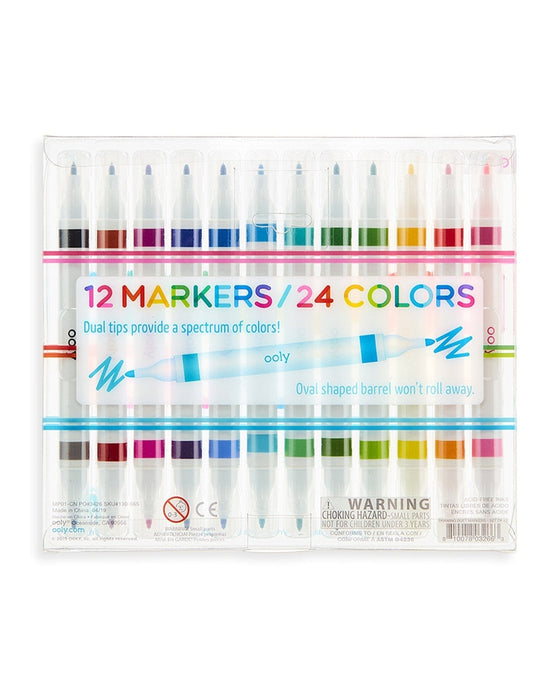 Little ooly play drawing duet double ended markers