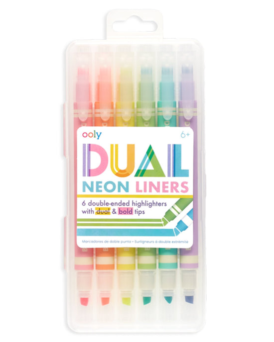 Little ooly play dual liner double-ended highlighters