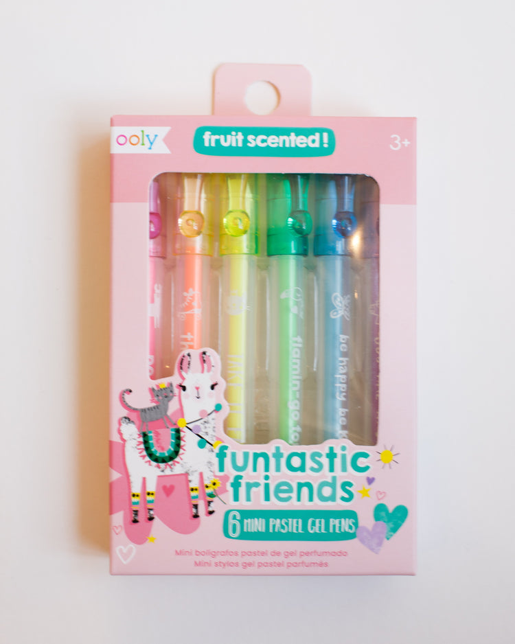 Little ooly play funtastic friends scented colored mini gel pens