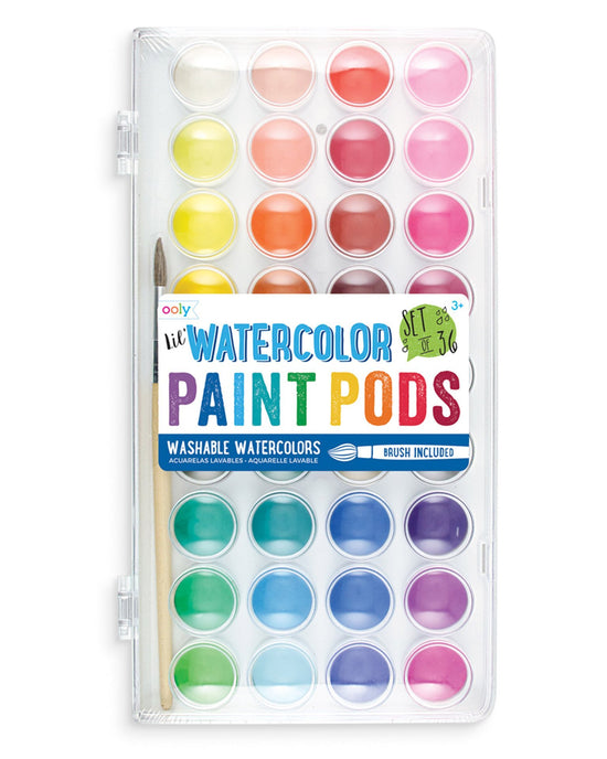 Little ooly play lil' watercolor paint pods + brush