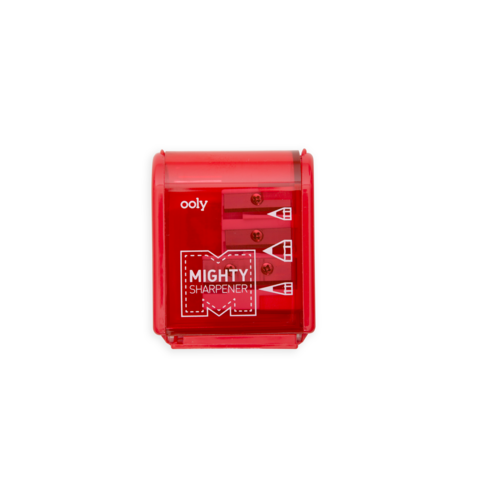 Little ooly play mighty pencil sharpener in red