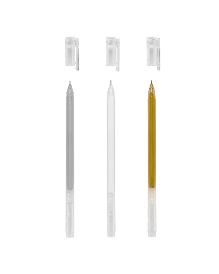 Little ooly play modern writers pens set of 3