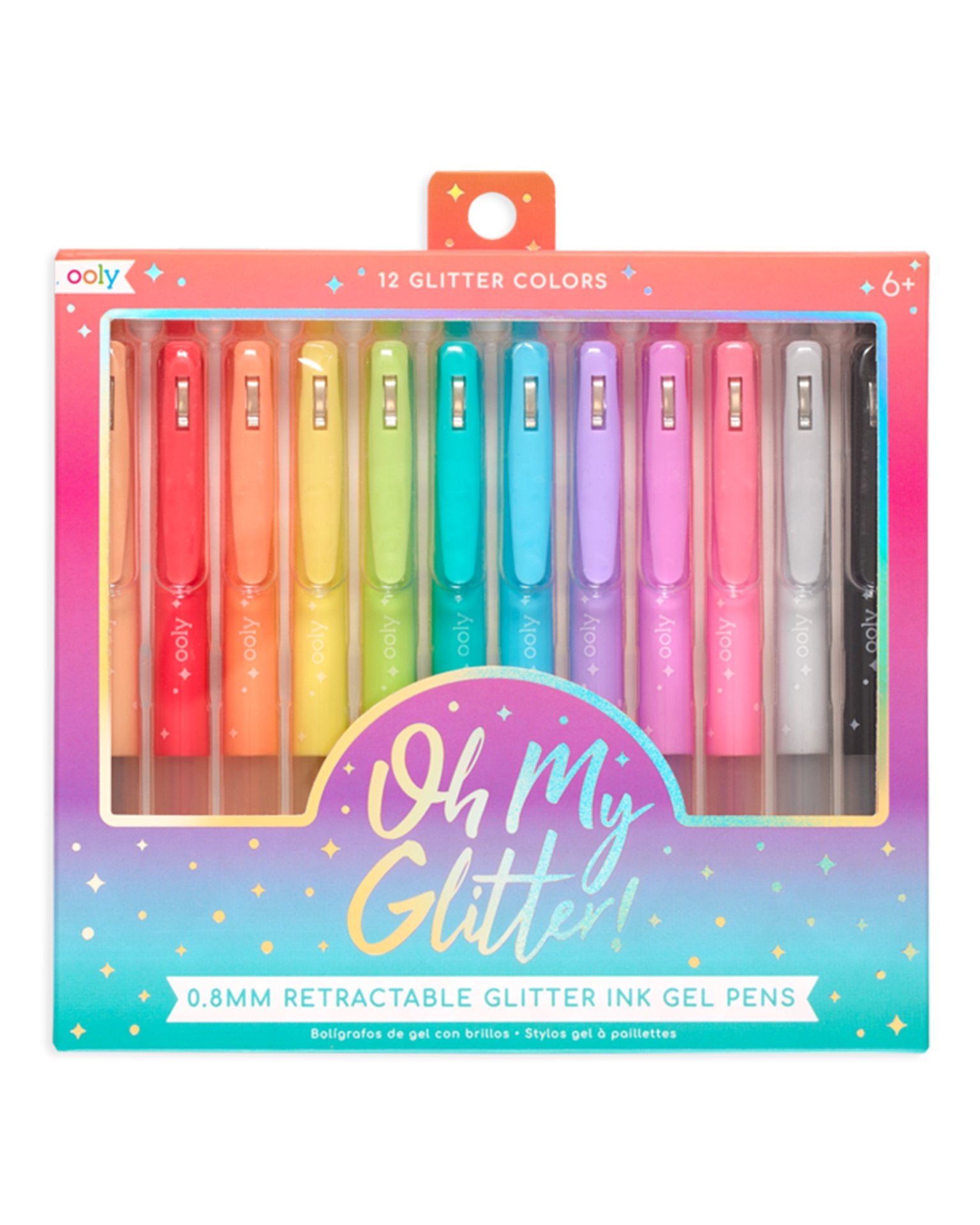 Little ooly play oh my glitter! gel pens set of 12