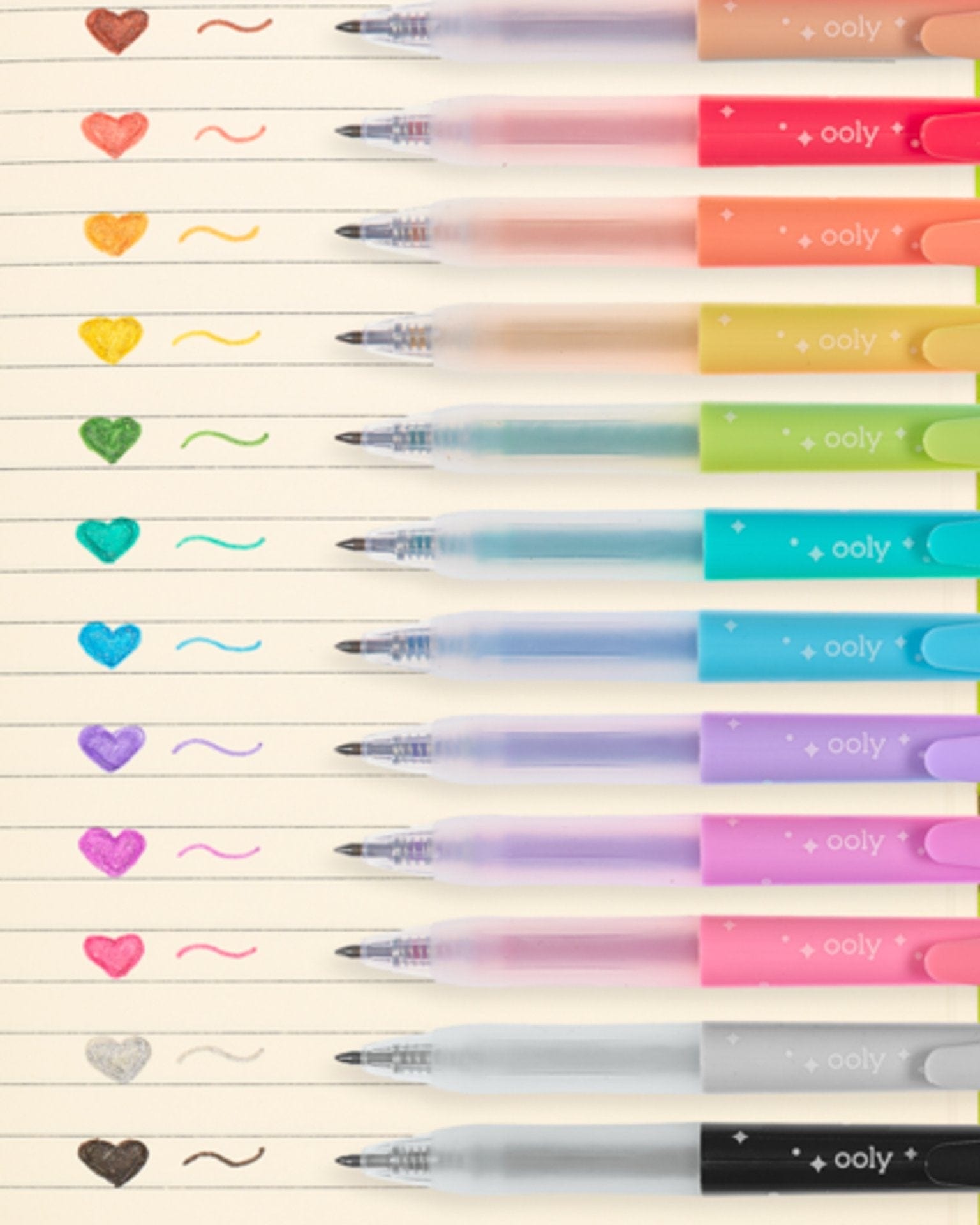 Ooly 6-Color Click Gel Pen