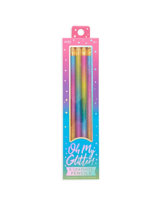 Little ooly play oh my glitter! graphite pencils