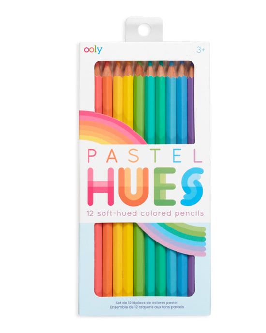 Little ooly play pastel hues colored pencils set of 12