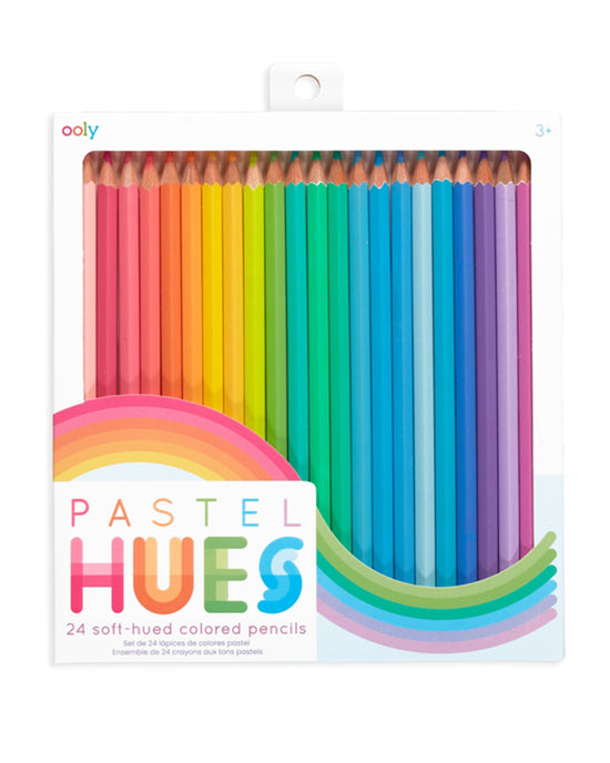Little ooly play pastel hues colored pencils set of 24