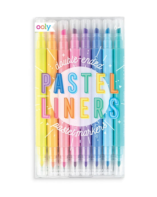 Little ooly play pastel liners double-ended markers