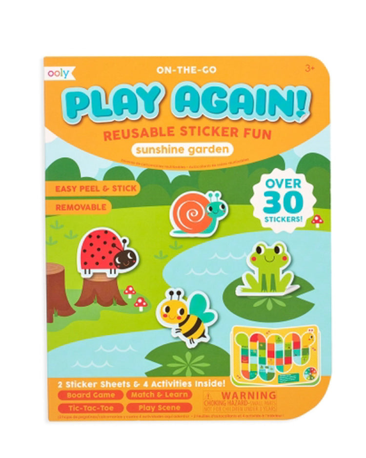 Little ooly play play again! mini activity kit - sunshine garden