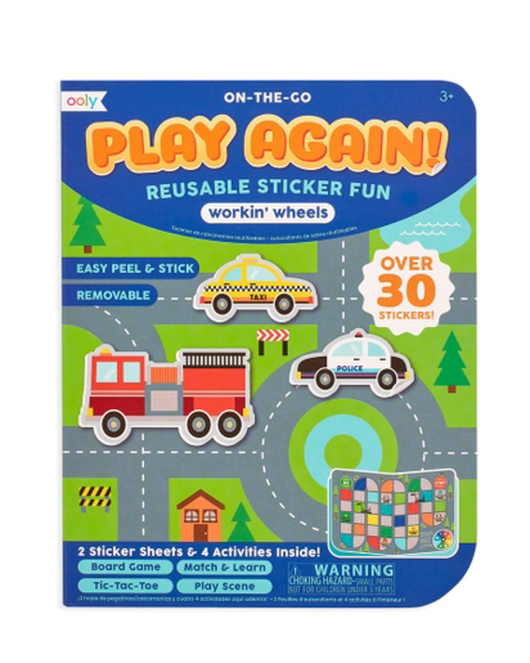 Little ooly play play again! mini activity kit - working wheels
