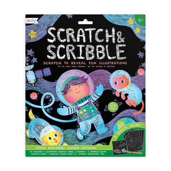 ooly Space Scratch & Scribble Art Kit.