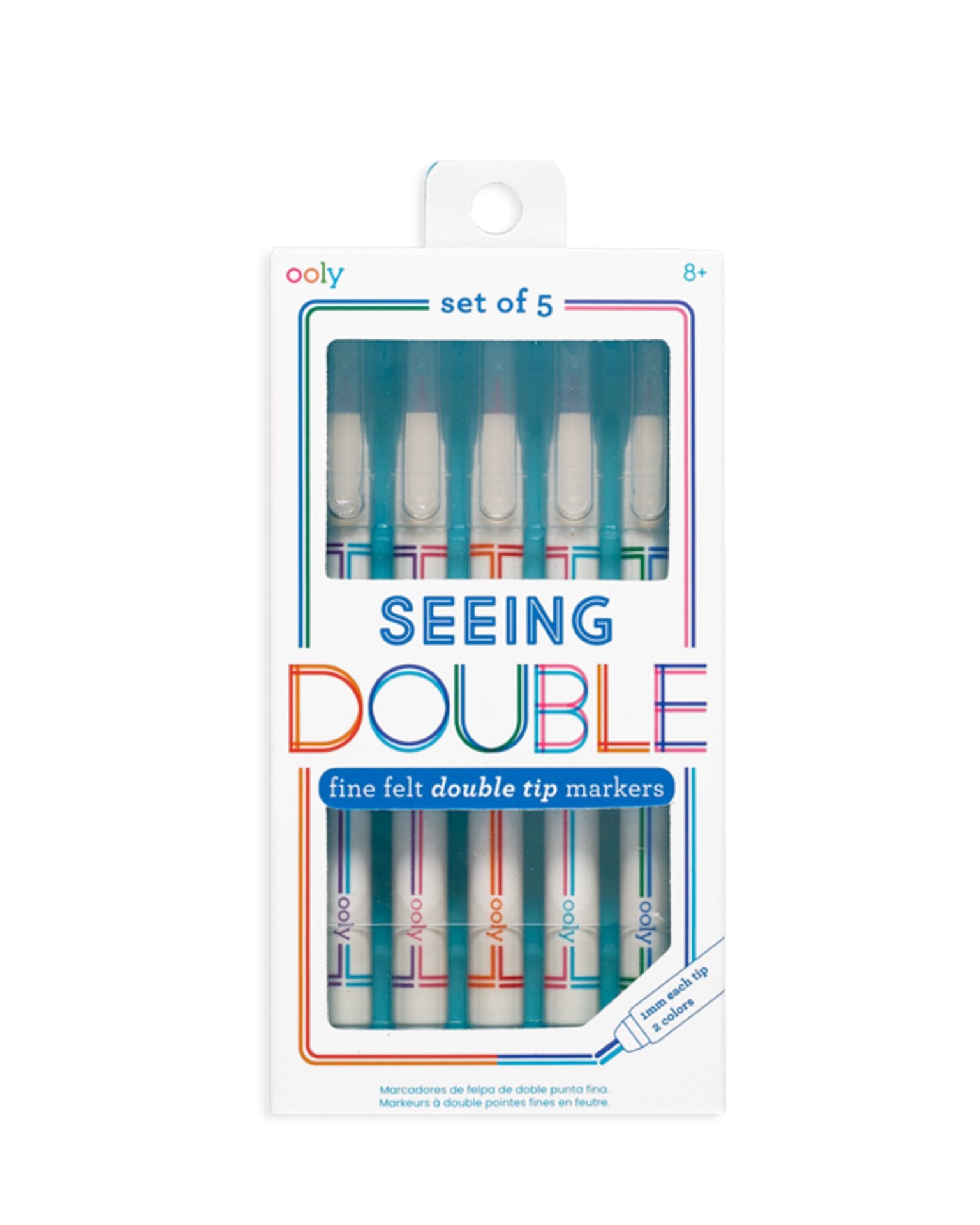 Little ooly play seeing double fine felt double tip markers