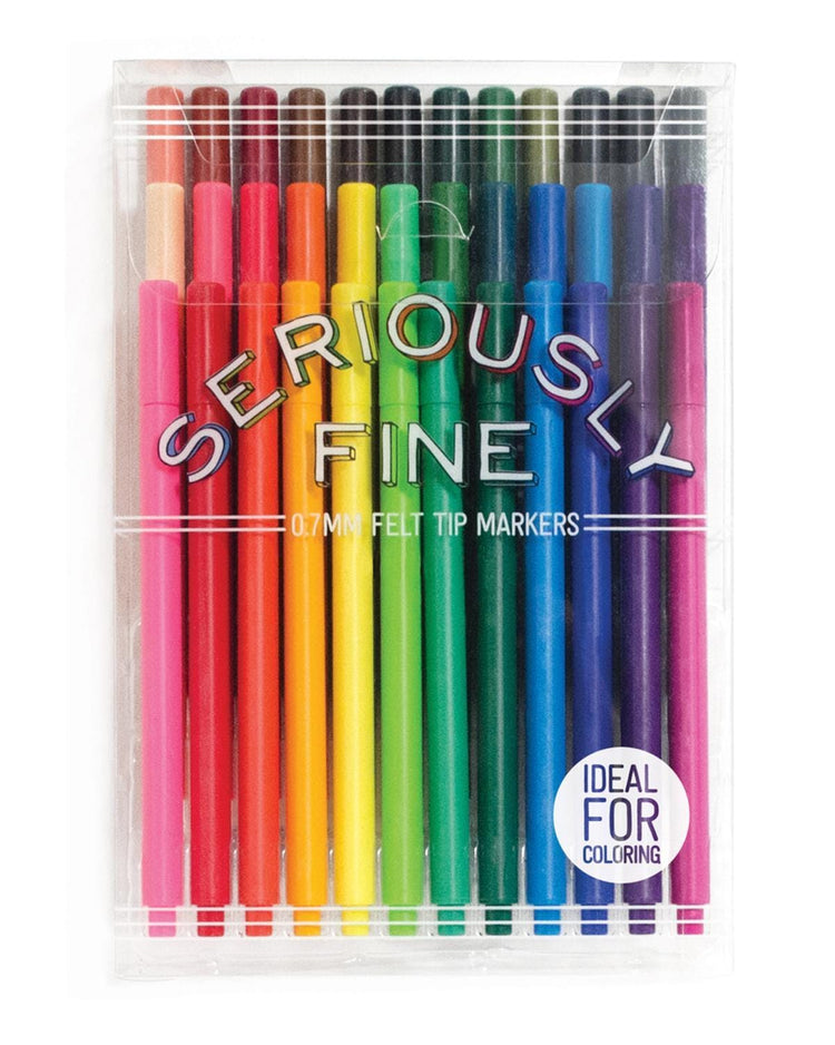 Ooly - Seriously Fine - Felt Tip Markers - Set of 36