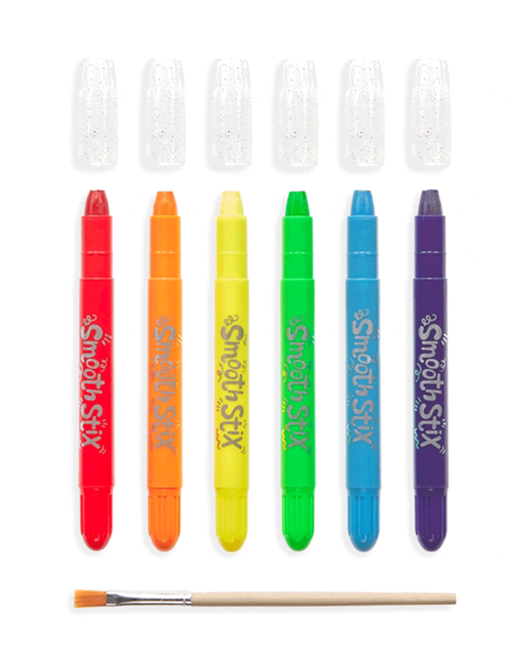 Little ooly play smooth stix watercolor gel crayons 7 piece set