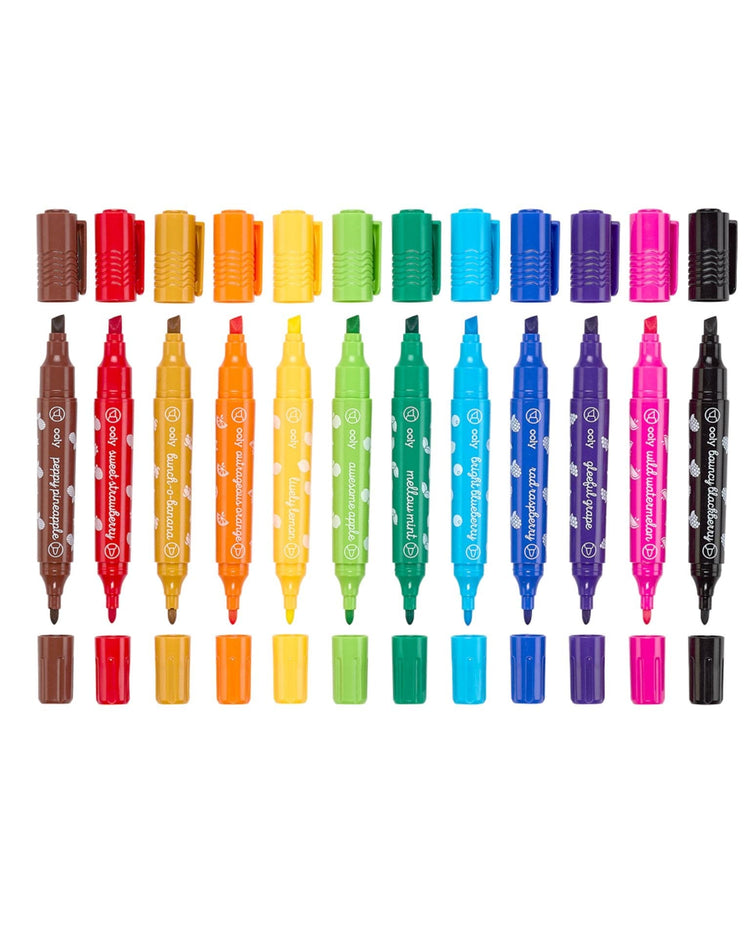 Little ooly play yummy yummy scented double-ended markers