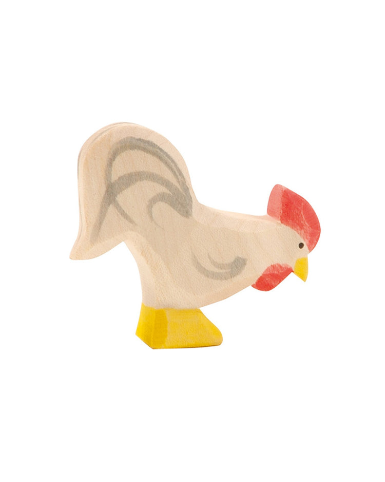 Little ostheimer play white rooster