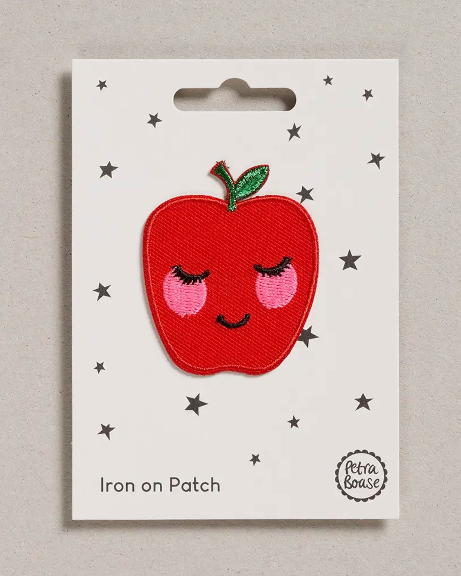 Little petra boase accessories apple iron on patch