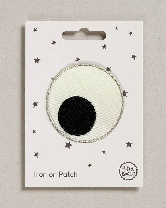 Little petra boase accessories giant eyeball iron on patch