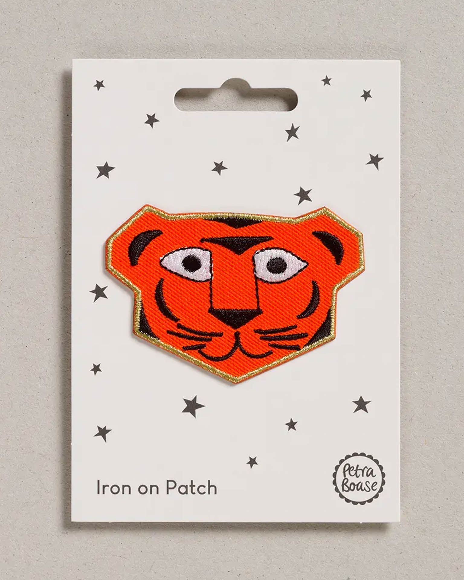 Little petra boase accessories tiger iron on patch