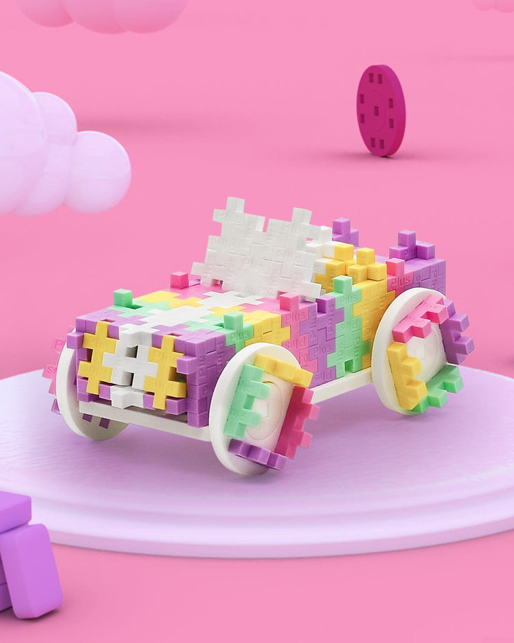 Little plus plus play 200 piece candy color cars tube