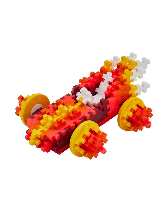 Little plus plus play 200 piece fire color cars tube