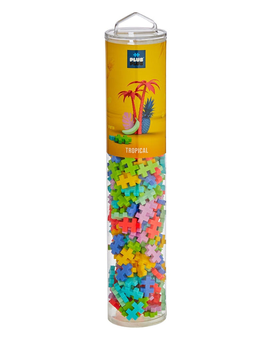 Little plus plus play 240 piece tropical tube