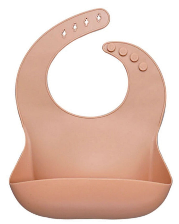 Little pretty please teethers baby accessories silicon bib in mahogany rose