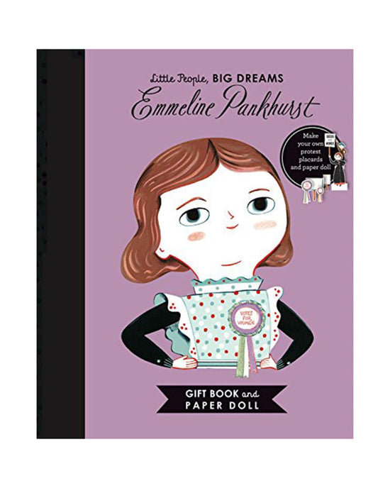 Little quarto publishing group play little people, big dreams: emmeline pankhurst book +paper doll set