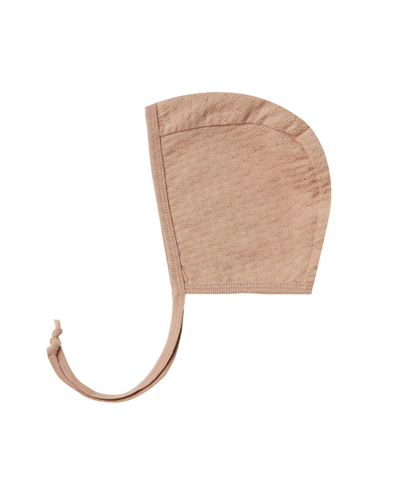 Little quincy mae baby pointelle baby bonnet in blush