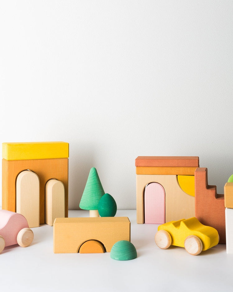 Little raduga grez play apartment building blocks