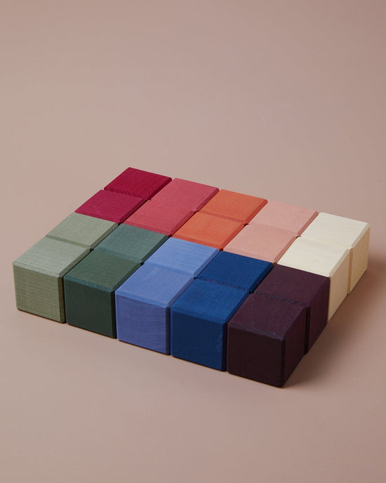 Little raduga grez play earth rainbow cubes set