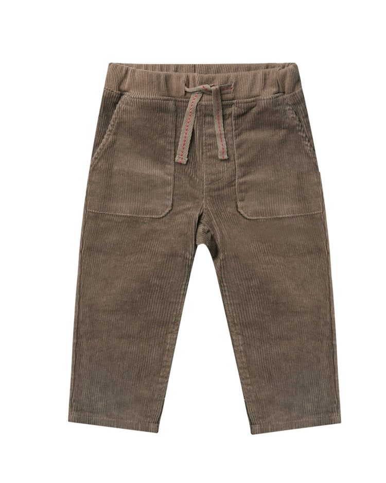 Little rylee + cru baby boy duke baby pant in smoke