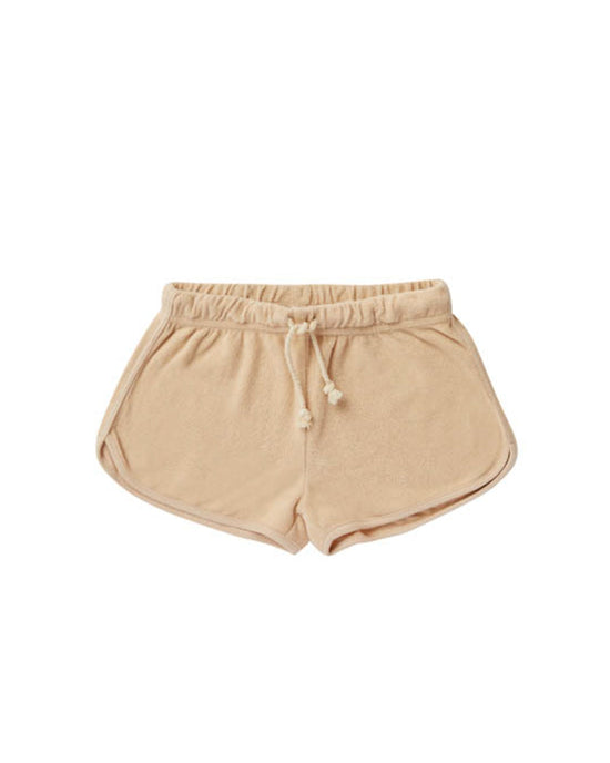 Little rylee + cru girl terry track short in shell