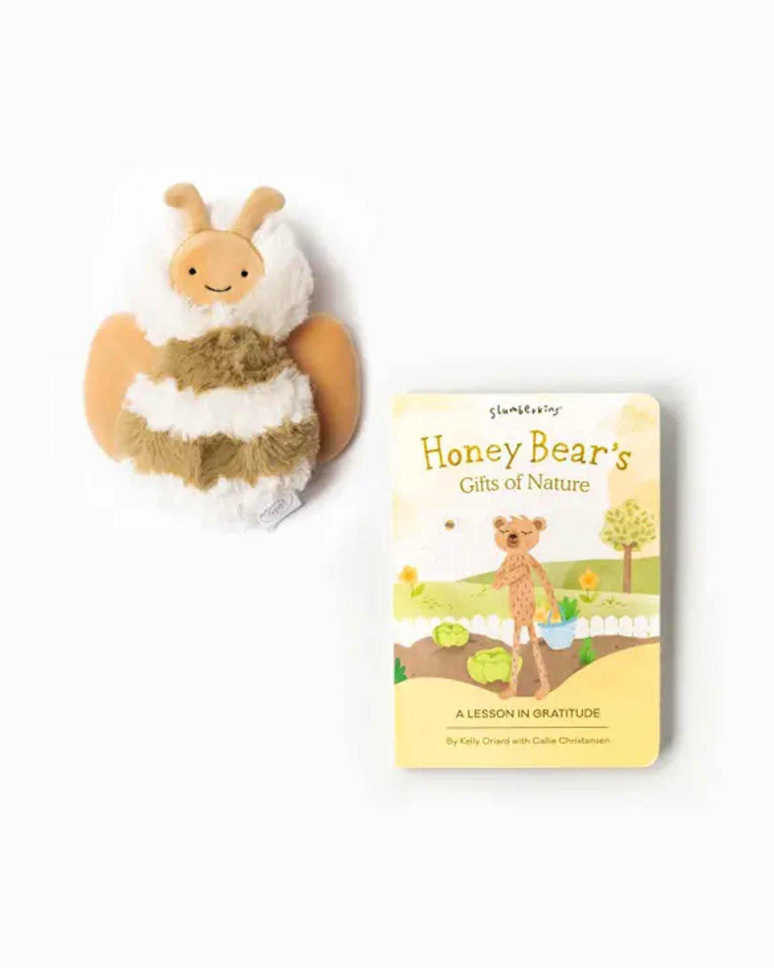 Little slumberkins play honey bee mini & honey bear lesson book - gratitude