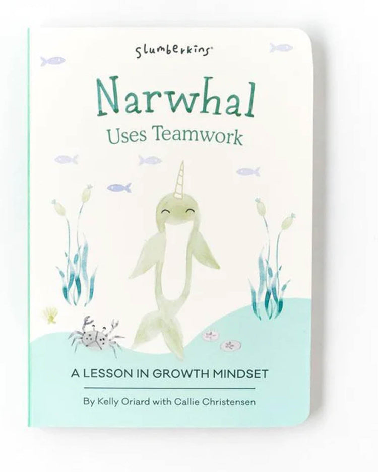 Little slumberkins play narwhal uses teamwork board book