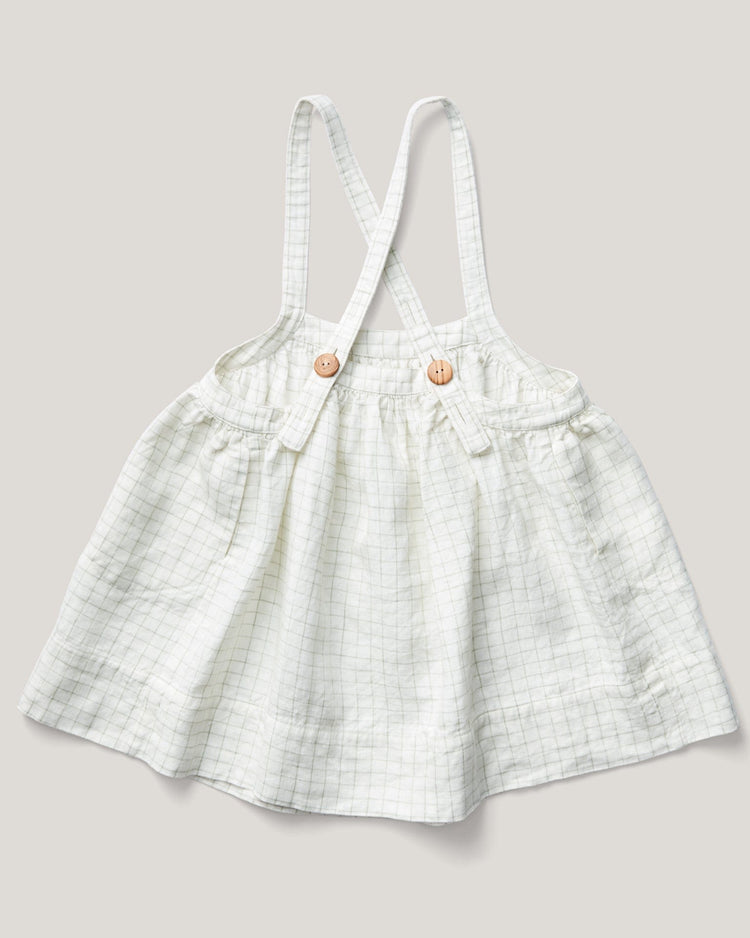 soor ploom eloise pinafore in graph paper at Little 