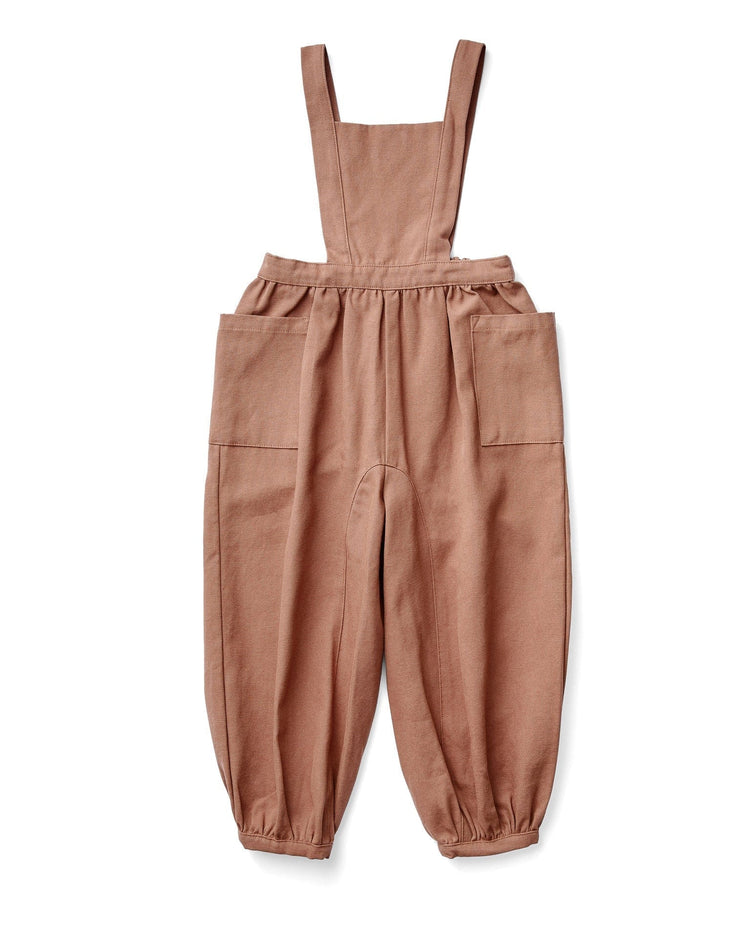Little soor ploom girl opal overall in henna