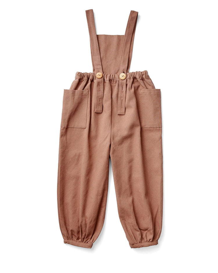 Little soor ploom girl opal overall in henna